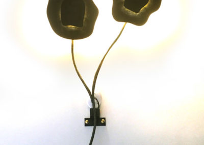 Appliques sur mesure en acier texturé patiné