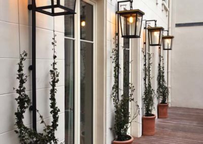 Lanterne sur mesure en acier & laiton