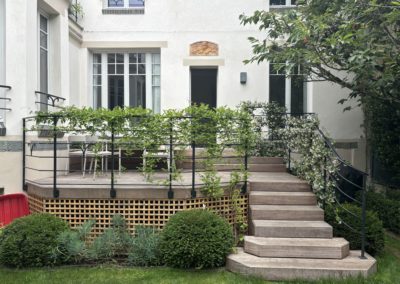 Garde corps de terrasse